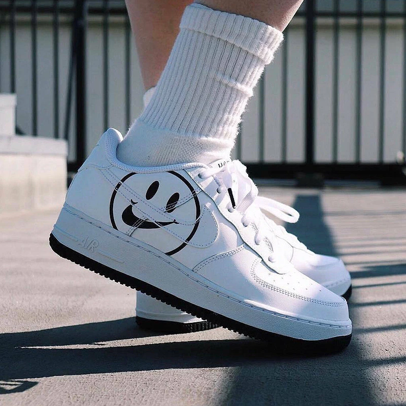 Nike Air Force 1 унисекс обувь для скейтбординга легкие удобные не скользкие уличные спортивные кроссовки# BQ9044