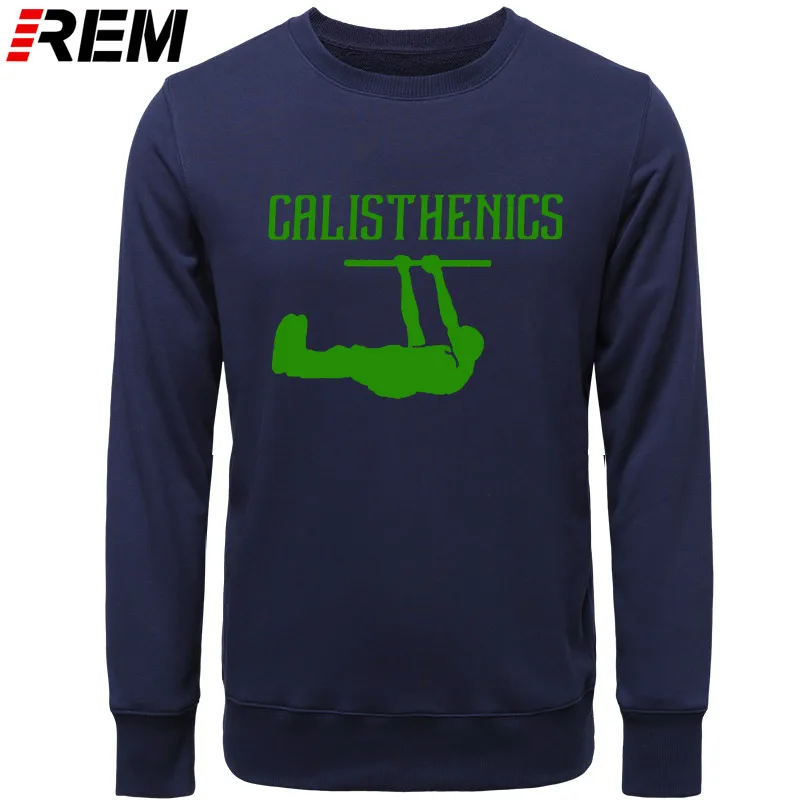 Худи rem Calisthenics, Лучшие Спортивные мужские хлопковые модные забавные толстовки с длинным рукавом и большим принтом, толстовки
