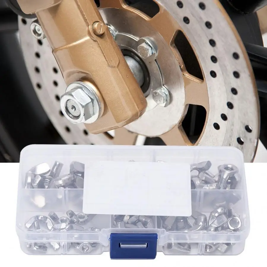 50 шт./компл. гайка нержавеющая сталь крыло гайка тугой ремешок на руку M3 M5 M6 M8 крепежный комплект
