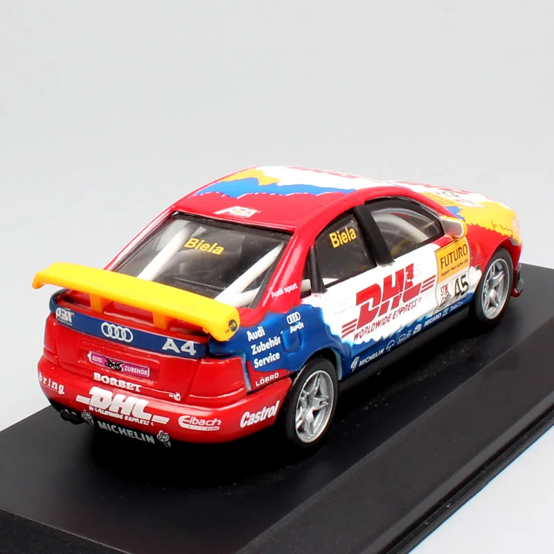 1/43 весы высокоскоростные маленькие Audi A4 STW ADAC No#45 Biela No#10 touring Diecasts& Toy Vehicles гоночный автомобиль игрушки модель акриловая коробка