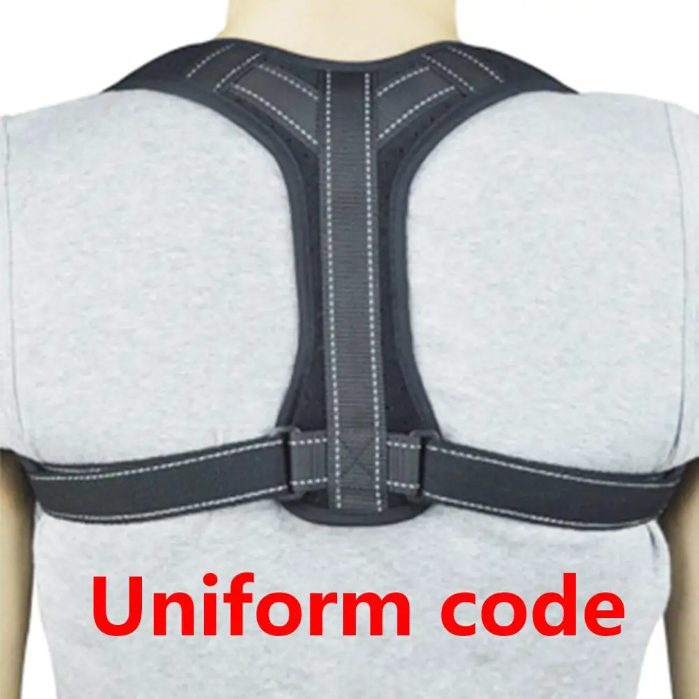 WT-c600 Uniform code Регулируемый Корректор осанки ключицы позвоночника спины плеча Опора поясничной скобки пояс коррекция осанки предотвращает сужение - Цвет: WT-c600 Uniform code
