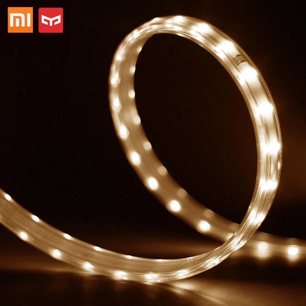 Новый Xiaomi Yeelight LED 2 м цветная умная световая полоса умный дом для Mi APP WiFi работает с