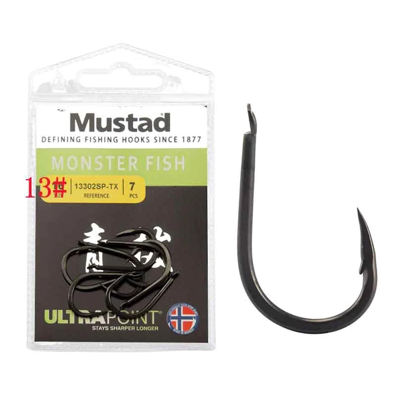 New Hot Flatted Fishing Hook Carbon Steel Fishhook For Soft Worm Lure Barbed Carp Ocean Fishing Hooks Fishing Tackle 7pcs/Set