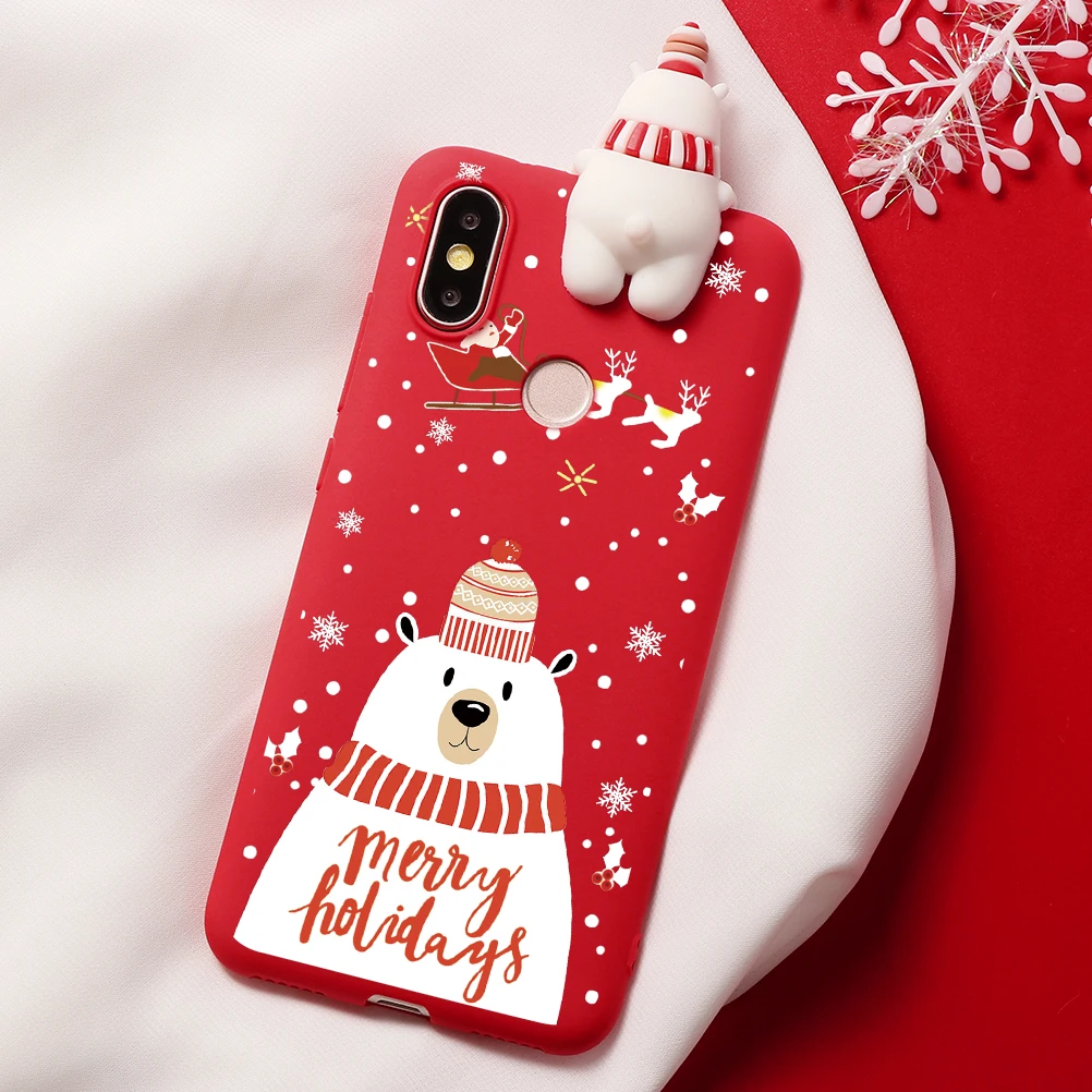Рождественский матовый чехол конфет для Xiao mi Red mi Note 7 5 6 Pro S2 Y2 7S mi 9 8 Lite SE Explorer A3 CC9 CC9e A1 A2 Lite подарок на год - Цвет: Kbho-sd1bjx