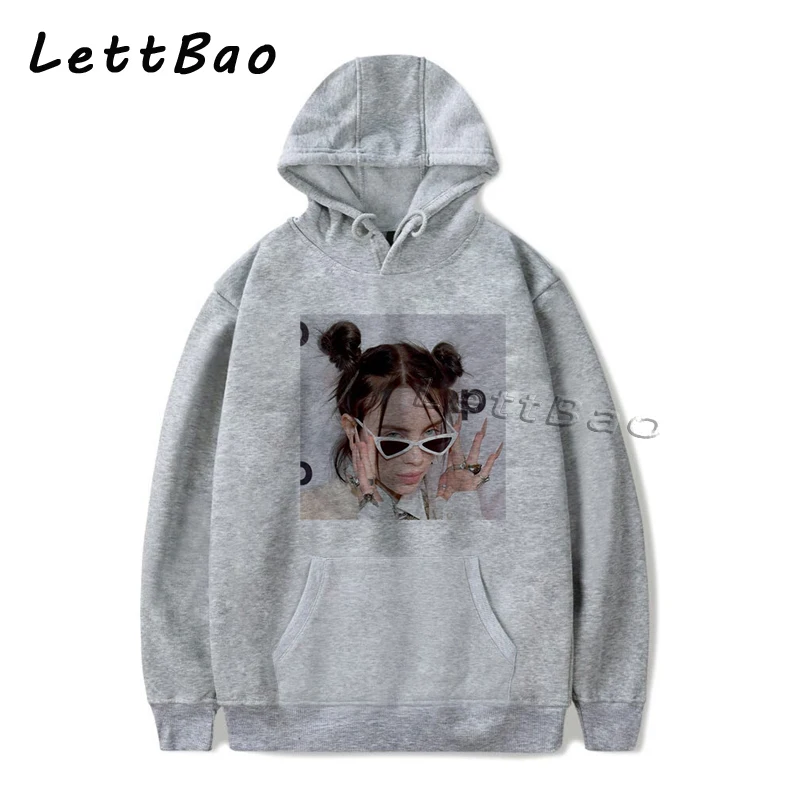 Billie Eilish толстовки Готическая уличная толстовка женская Bluzy Damskie Корейская толстовка Harajuku негабаритная Женская одежда в стиле хип-хоп