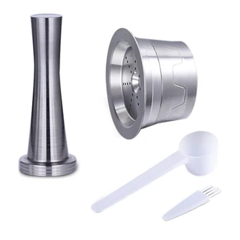 

Reusable Coffee Capsule Filter Cup Baskets for Verismo / KFEE / CBTL Replacement Coffee Pods Cup Coffee Powder Hammer