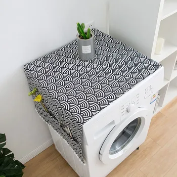 

Washing Machine Cover With Pocket Portable Household Single Door Refrigerator Cover Dustproof Home Storage