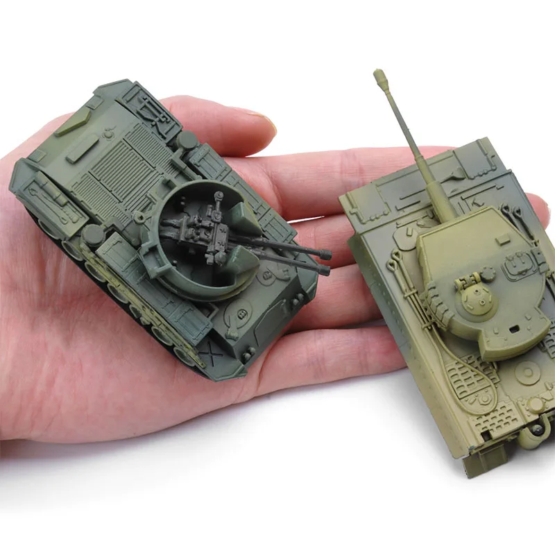 5 шт./партия различные модели 1/72 военный сборный Танк DIY строительные блоки игрушки коллекция автомобиля украшения подарок для детей