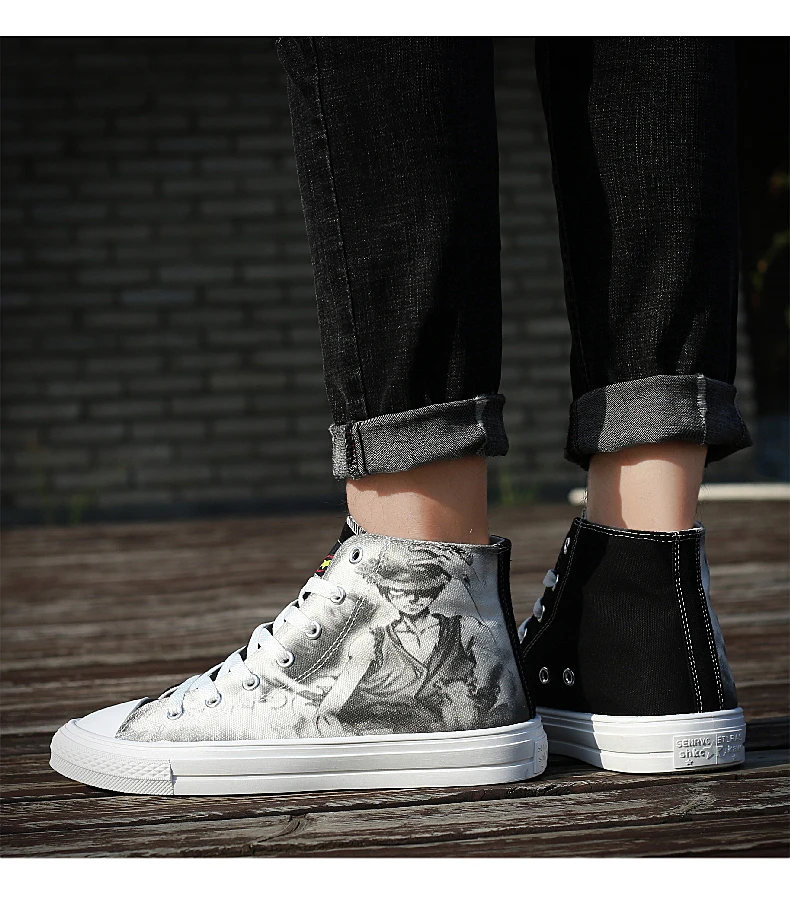 Роскошная дизайнерская холстовая Мужская обувь супер обувь zapatos de hombre цельная обувь для скейтбординга masculino оригинальная мужская обувь