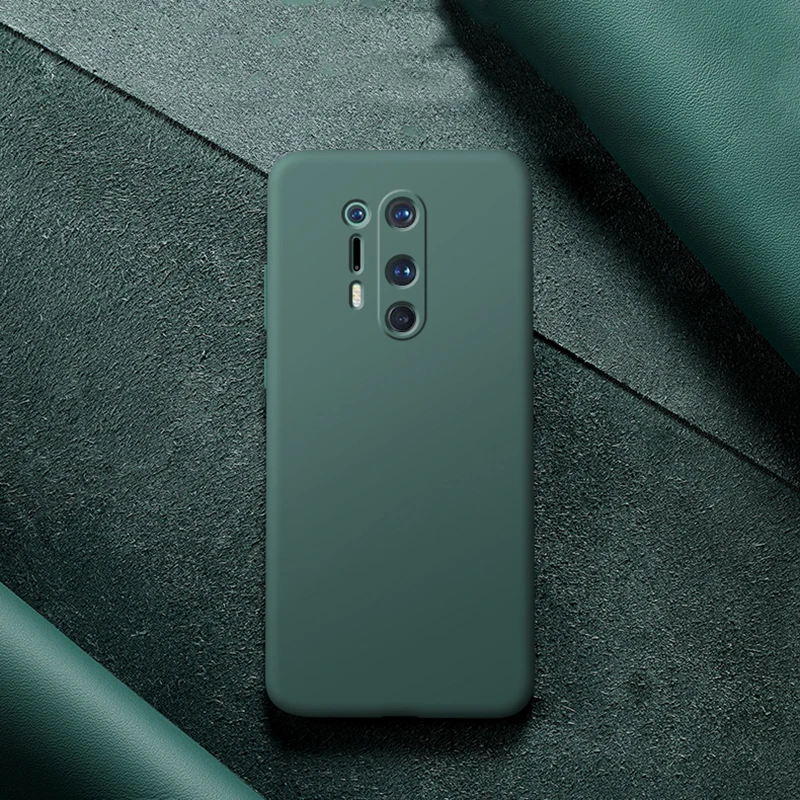 For Oneplus 8 Pro Case Liquid Silicone Rubber Soft Cover Bumper Coque Phone Case On For Oneplus 8t One Plus 8 T Phone Case Covers Aliexpress