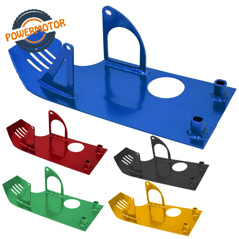 Aluminum Engine Skid Plate Lower Start Motor Case Protector fit XR50 XR70 CRF50 CXR50 Z50 50cc 70cc 90cc 110cc 125cc 140cc