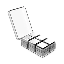 6 шт кубиков льда из нержавеющей стали, многоразовые камни для охлаждения виски, охладитель вина, камни для водки, пива, напитков 2,6x2,6x2,6 см