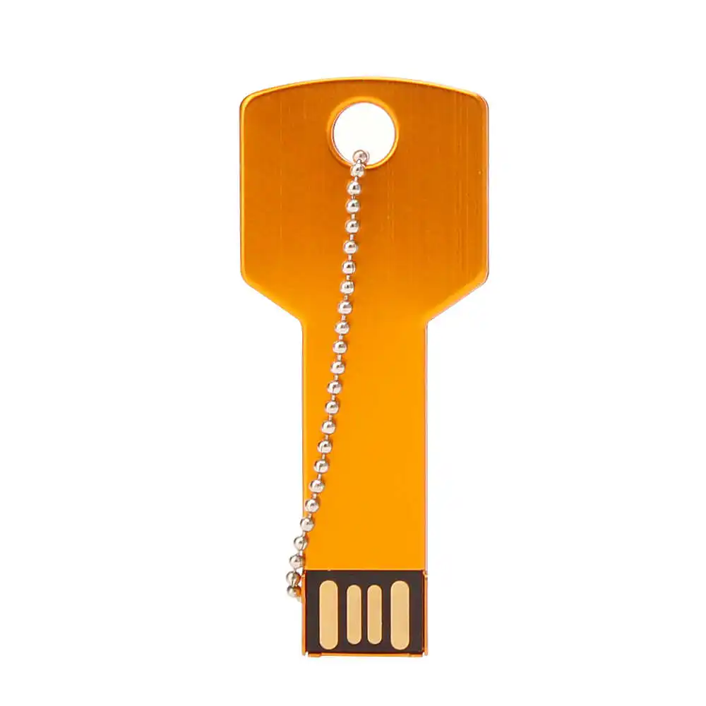 Xiwang мини USB флеш-накопитель 64 Гб 32 Гб 16 Гб карта памяти USB 2,0 128 ГБ 8 ГБ 4 ГБ Внешняя память металлическая Флешка с логотипом на заказ - Цвет: Gold