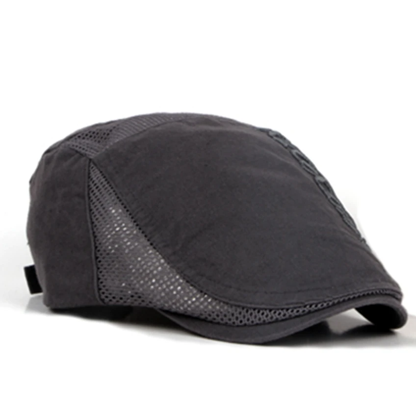 JNKET дышащая ткань Мужские Женские береты Шляпа Casquette Летняя Повседневная солнцезащитная Кепка Утконос Кепка Ретро Вышивка дизайн