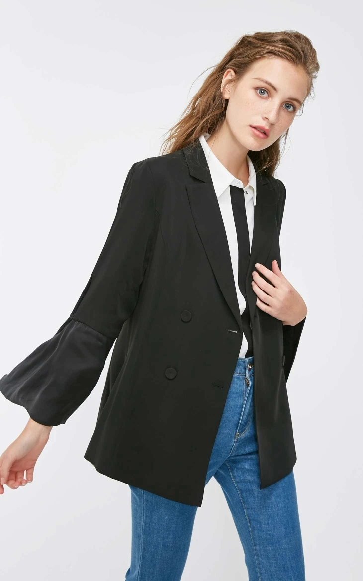 Vero Moda новая лента манжеты черный костюм пальто воротник с отворотами vadim | 318308537