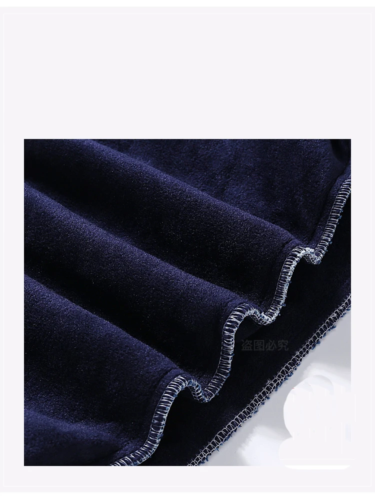 New Fashion Jeans for Boys Kids Autumn Winter Add Wool Blue Jeans Pants Elastic Waist Teenage Warm Trousers Big Kids Clothes 12Y