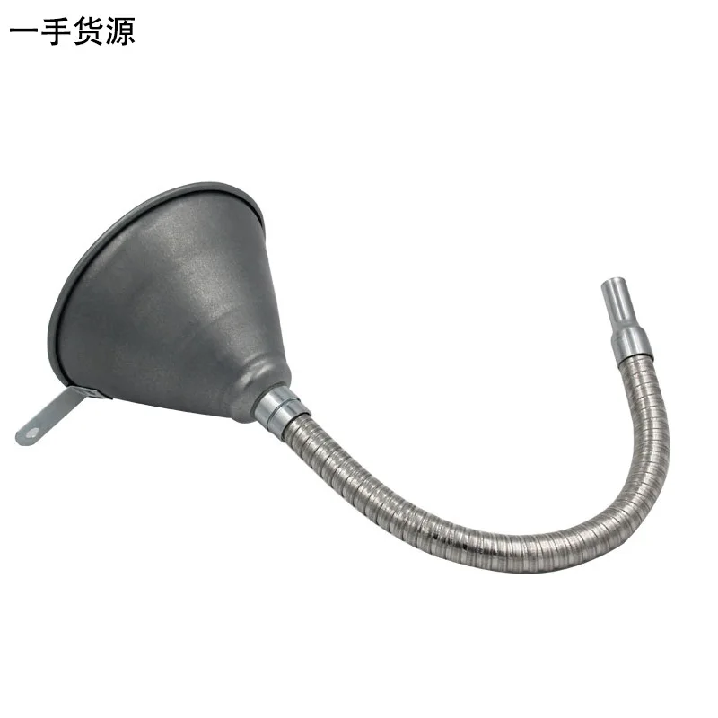 

Car Motorcycle Iron Universal Funnel Gasoline Engine Oil Diesel Oil Fuel Come on Funnel Flexible with Strainer