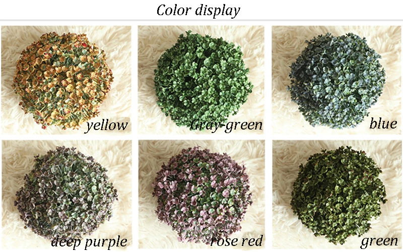 11.5cm / each artificial five-petal flower weed ball simulation flower home decoration wedding plant wall