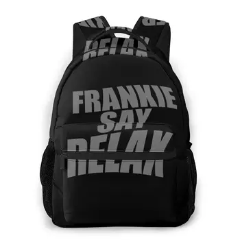 

FRANKIE SAY RELAX Ross Friends New Pattern knapsack Friends Teens Books Backpack