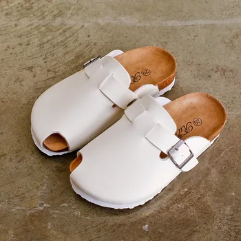 

2020 New Arrival Rome Style Leather Baby Boys Sandals Girl Casual Hollow Sandals Shoes Breathable Beach Sandals D476
