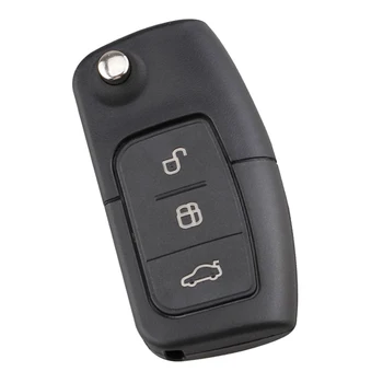 

New 3 button Remote Key Fob 433MHz 4D 63 Chip for Ford Fiesta Focus Mondoe