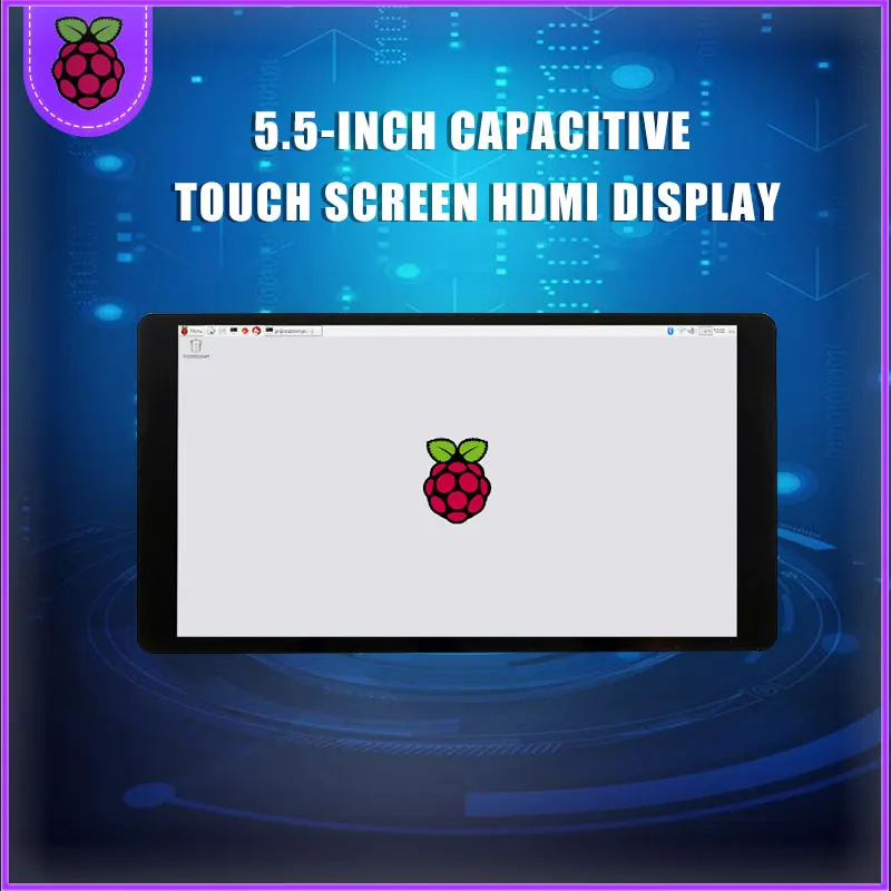 Новый емкостный сенсорный дисплей 5 дюйма AMOLED с поддержкой закаленного стекла