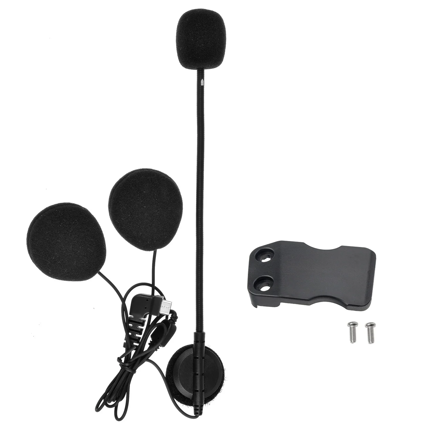 BT-S2 гарнитура наушники с микрофоном, зажим для микрофона наушников только для BT-S1 BT-S2 BT-S3 переговорное устройство для мотоциклетного шлема переговорное устройство