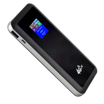 

Cioswi 3G 4G Card 4G LTE Network Wireless WiFi Device Modem LCD Screen 1000mAh WiFi Network Modem 3G 4G Sim Card MiFi Modem