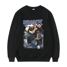 Hip Hop Rapper Drake Boys Pullovers Lil Baby Sweatshirt Travis Scott Streetwear Fashion Print Certified Lover Boy Album Pullover