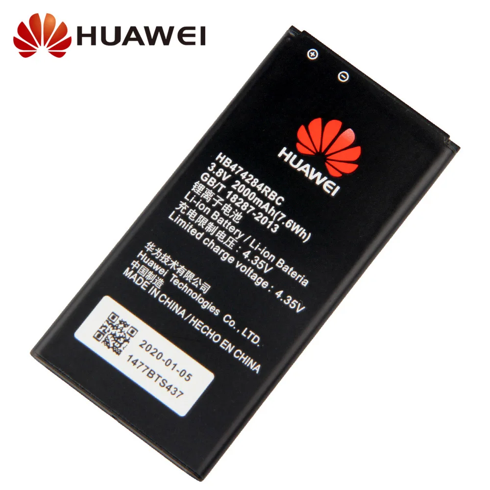 Оригинальная Замена батарея для телефона Huawei Honor 3c lite C8816 Y550 Y560 Y625 Y635 G521 G620 Y5 HB474284RBC