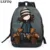 LXFZQ Mochila Trend Painting Beauty School Bag Большая Емкость Легкая Детская Школьная Сумка Дышащий Носимый Рюкзак Для девочек