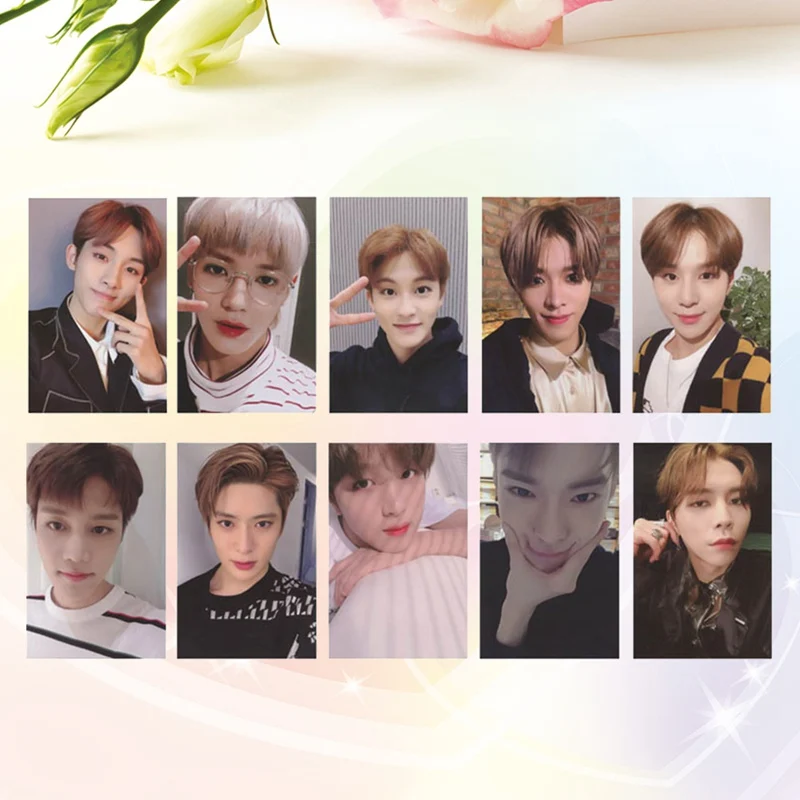 

10Pcs/Set KPOP NCT 127 Album Mark Self Made Photocard Paper Cards Poster