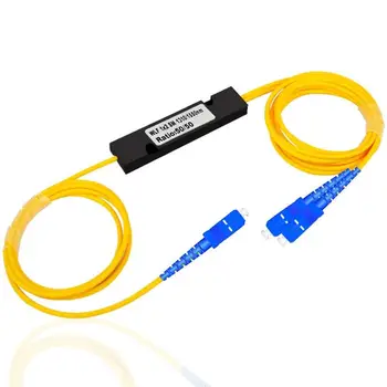 

1310/1550nm Dual Window 50/50 Ratio SC/UPC ABS Box Type 1x2 FBT Coupler 1*2 FBT FIber Optic Splitter