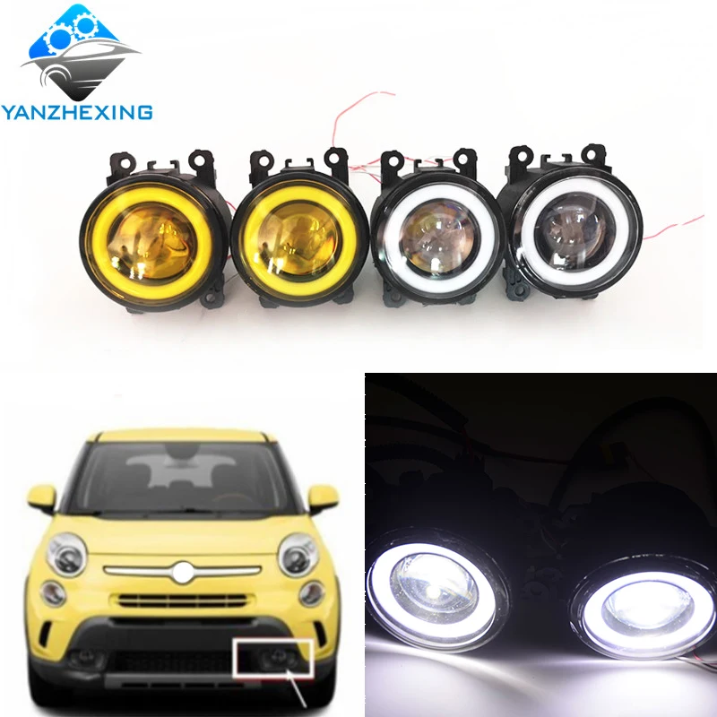 2 шт. новые ангельские глазки на передний бампер для автомобильного стайлинга