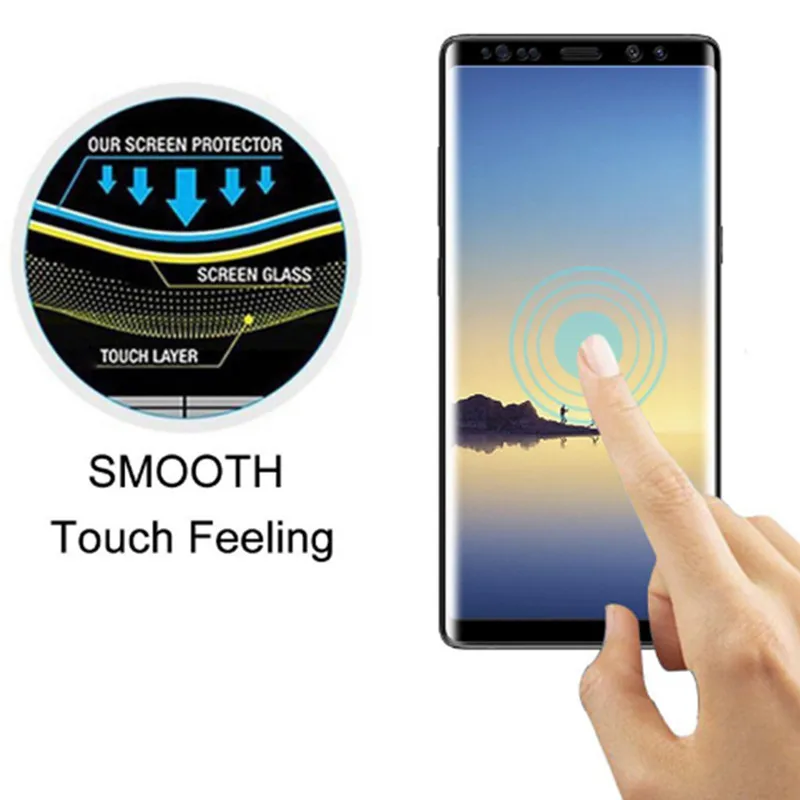 Пленка из закаленного стекла для Samsung Galaxy Note 10 pro s10 5G plus Edge 4D полная изогнутая