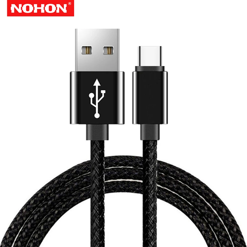 NOHON usb type C кабель для Xiaomi 6 6X8 9 MIX 2S 3 Redmi Note 7 Pro K20 samsung S9 S10 Plus Note 9 10 USB кабель для зарядки передачи данных