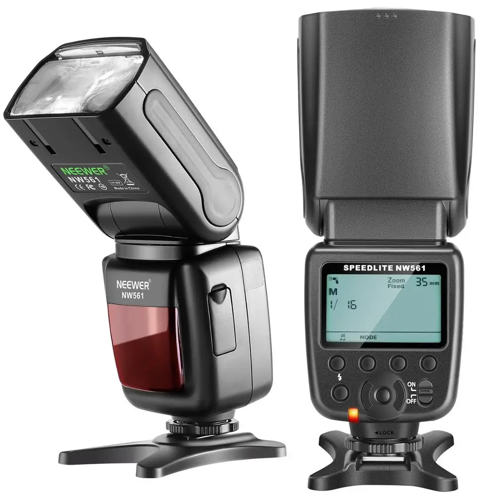 Neewer NW561 ЖК дисплей Вспышка Speedlite для Canon Nikon Panasonic Olympus Pentax Fijifilm и Sony с Mi горячий