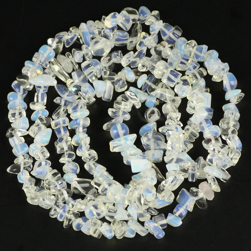 

YHBZRET Freeform Natural Opal stone Irregular Gravel beads 87cm strand Chips beads for Jewelry making bracelet necklace DIY