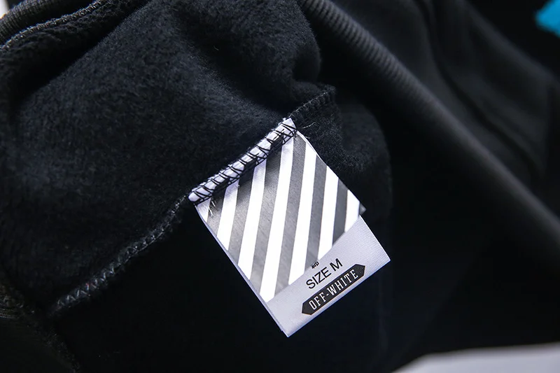 19ss Off-White OW кисть краска стрелка для мужчин и женщин для влюбленных Модная хлопковая Повседневная Толстовка с капюшоном свободная Куртка Пуловер