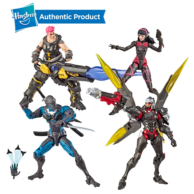 Hasbro Overwatch GENJI ZARYR Ultimates карбоновая Серия набор кукол PHARAH D. VA Коллекционные Фигурки горячая распродажа костюмов