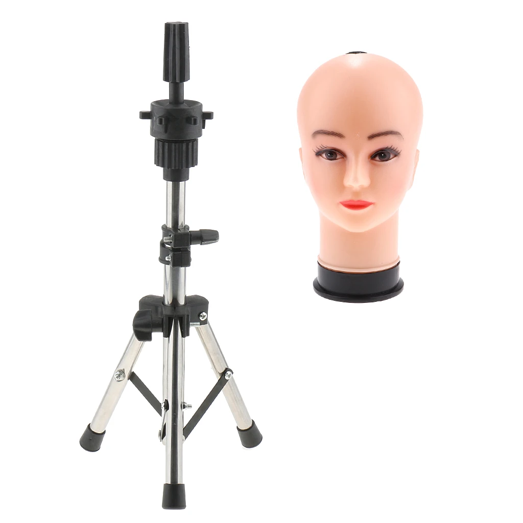 Female Cosmetology Mannequin Head with Mount Hole for Wig Making, Display Wigs, Eyeglasses, Hairs