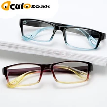 Модные небьющиеся очки для чтения для мужчин и женщин, прозрачные очки из смолы, винтажные круглые очки для чтения