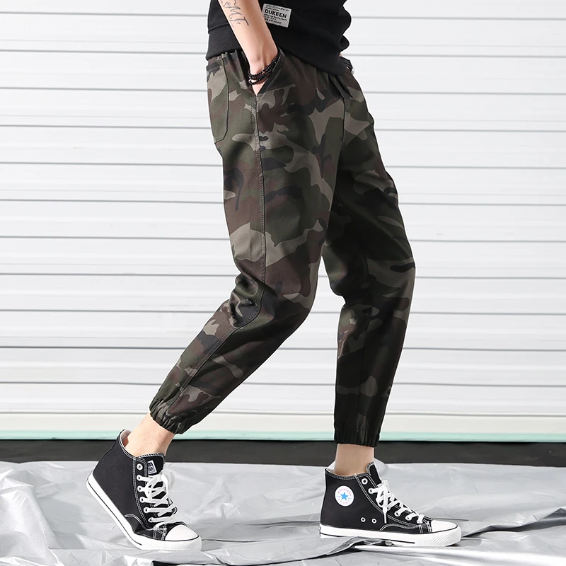 Green Pants SingleRoad, камуфляжные повседневные штаны, Мужские штаны-карго с эластичной талией, модные спортивные штаны, уличная одежда, джоггеры, военные брюки, плюс - Цвет: Green Pants