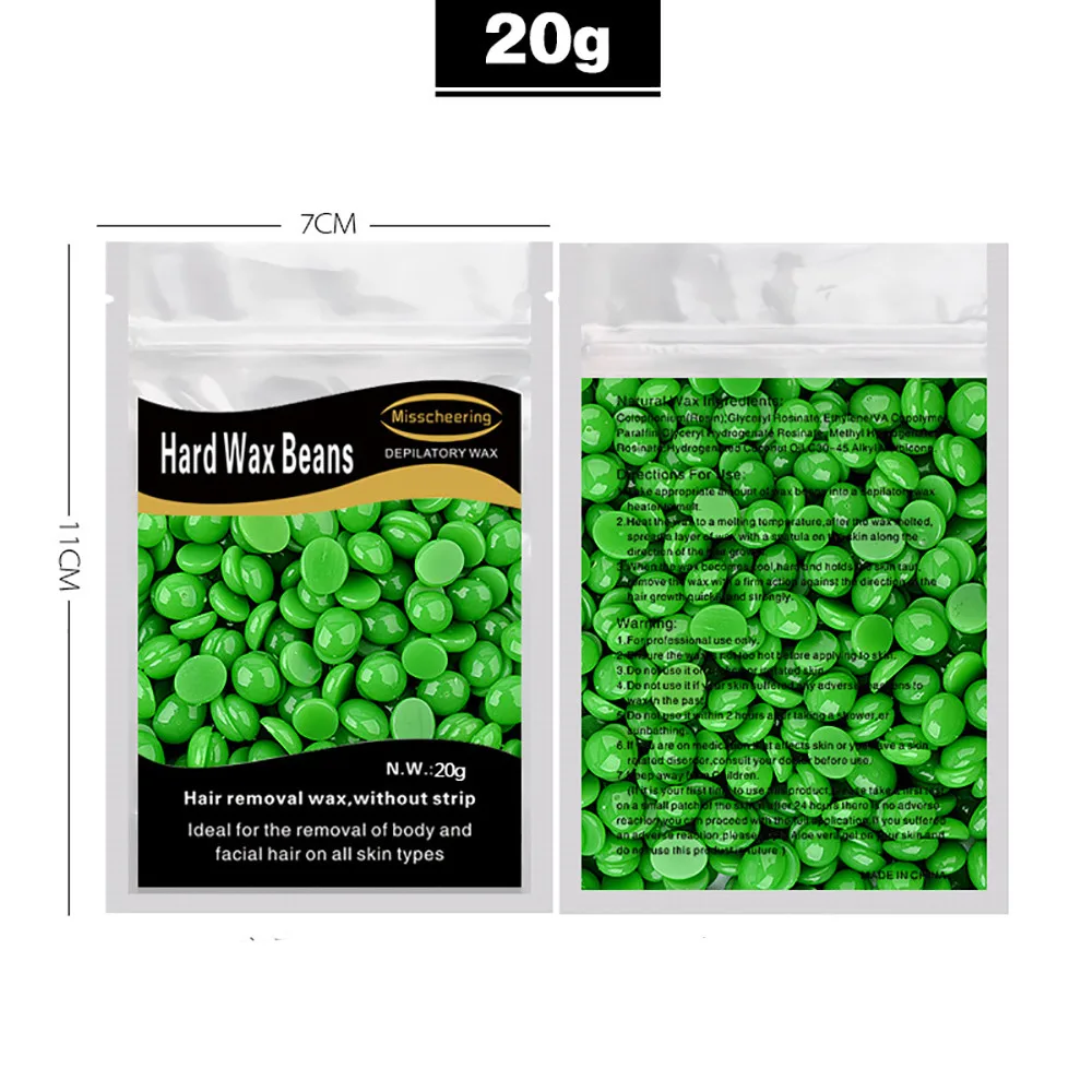 Модные восковые бобы без полосок пленка для депиляции твердый воск гранулы
