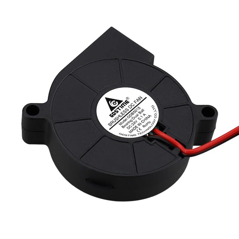 Gdstime Pcs 24 v 50x50x15 mm dc Ventilador de Refrigeração Ventilador 50 mm x 15 mm Dois Rolamento de Esferas Brushless Radiador 50x15 mm 5015 - Imagem 6