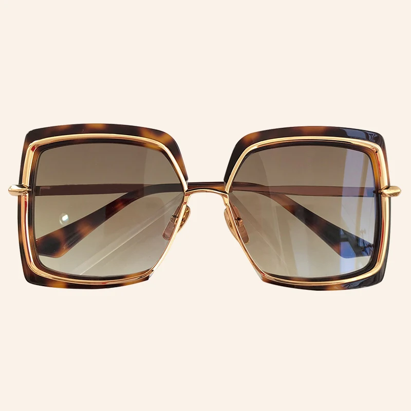 Квадратные Солнцезащитные очки для женщин и мужчин, модные брендовые дизайнерские зеркальные солнцезащитные очки для женщин - Цвет линз: No.7 Sunglasses