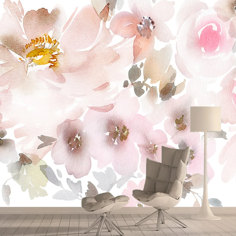 Nature 3d Photo Mural Wallpaper Wallpapers for Living Room Floral Wall Papers Home Decor Vinyl Peel Stick Bedroom Paper | Обустройство