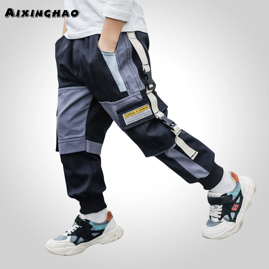 

Pants For Boy Patchwork Pants Boy Longsleeve Pants For Children Fall Kids Clothes 6 8 10 12 14 Year