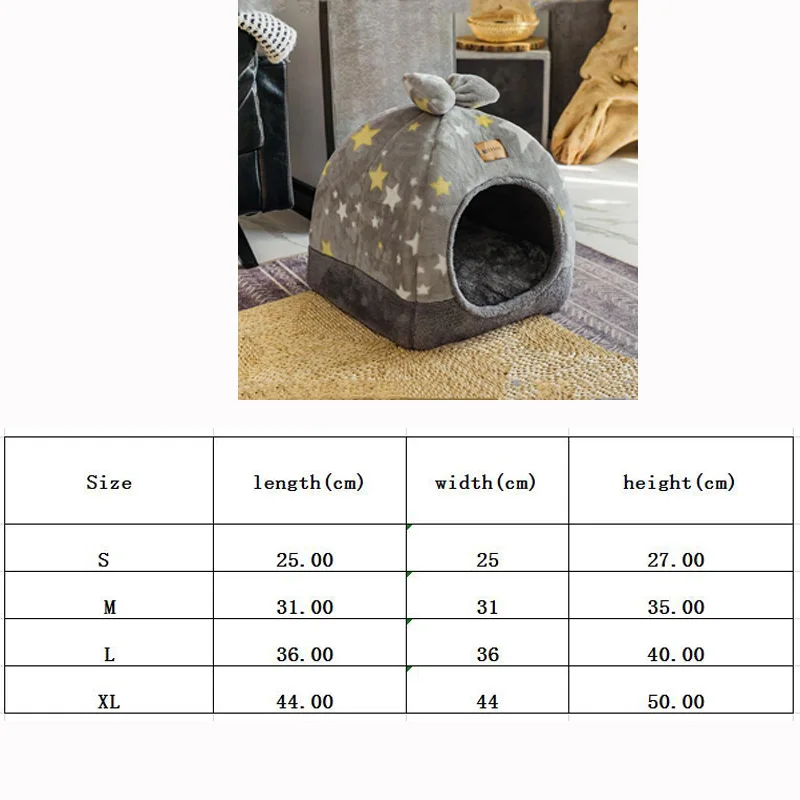 Кошка теплая пещера прекрасный лук дизайн щенок зимняя Кровать Дом Питомник флисовое мягкое гнездо для маленьких средних собак дом для кошек