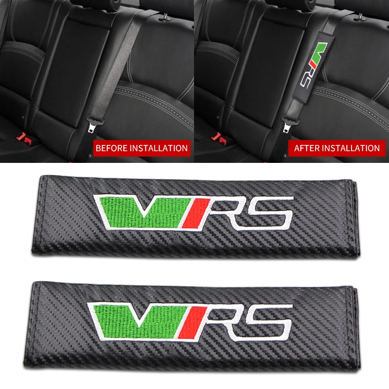 Чехол из углеродного волокна для skodas VRS octavia fabia rapid yeti superb a 5 7 2 шт.|Наклейки на